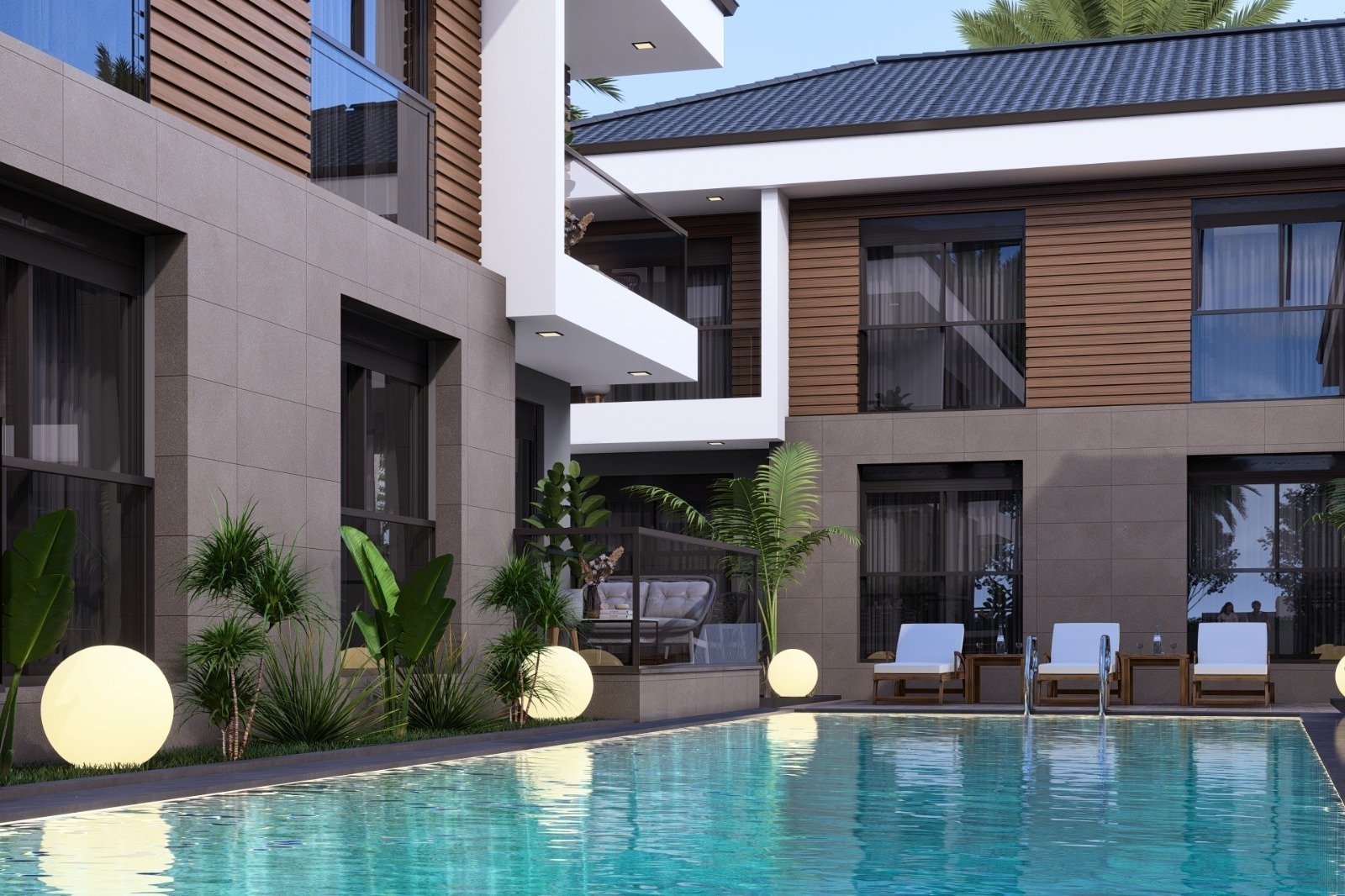 Apartments 3+1 in Altinkale area in Dosemealti