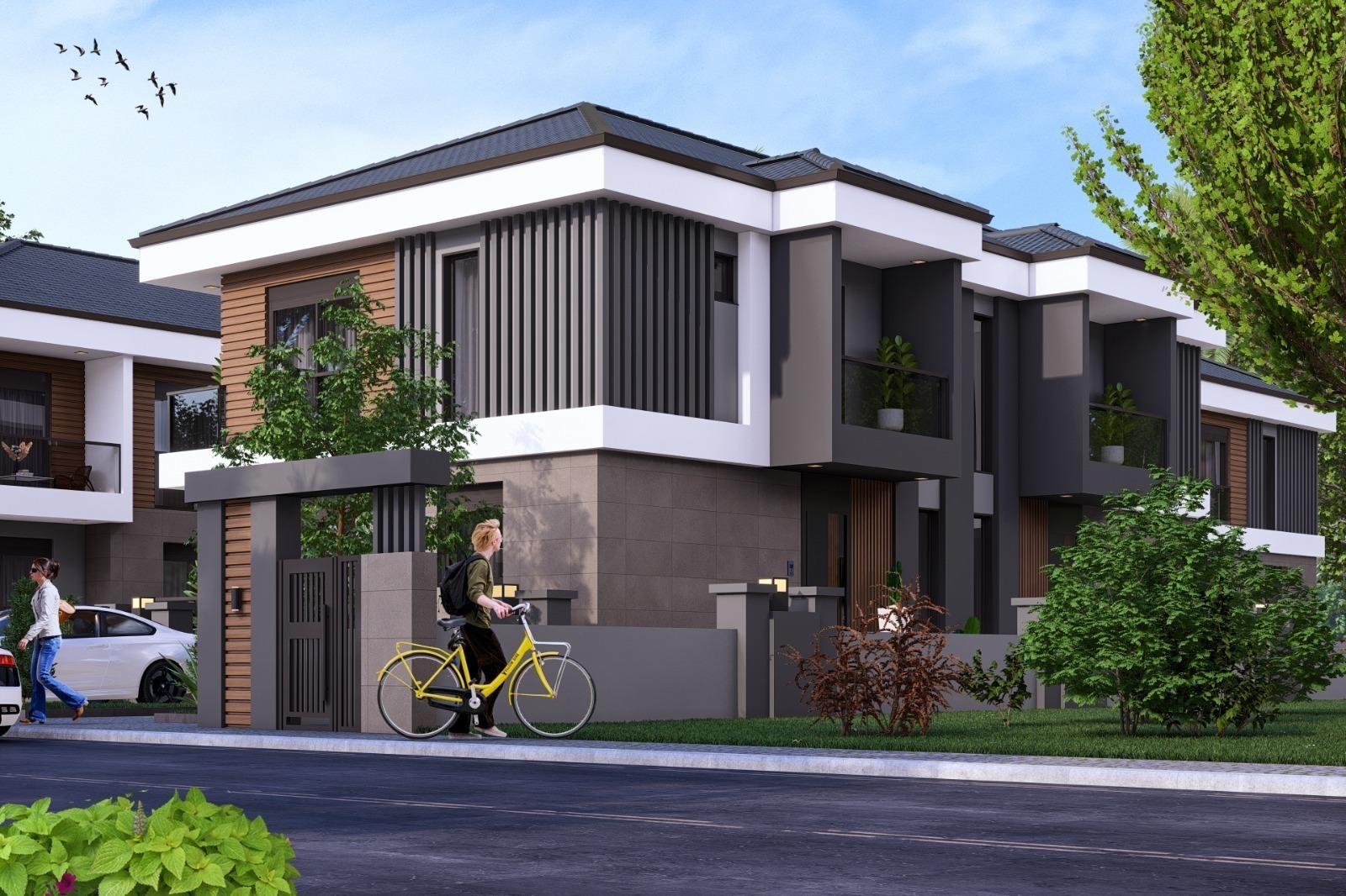 Apartments 3+1 in Altinkale area in Dosemealti