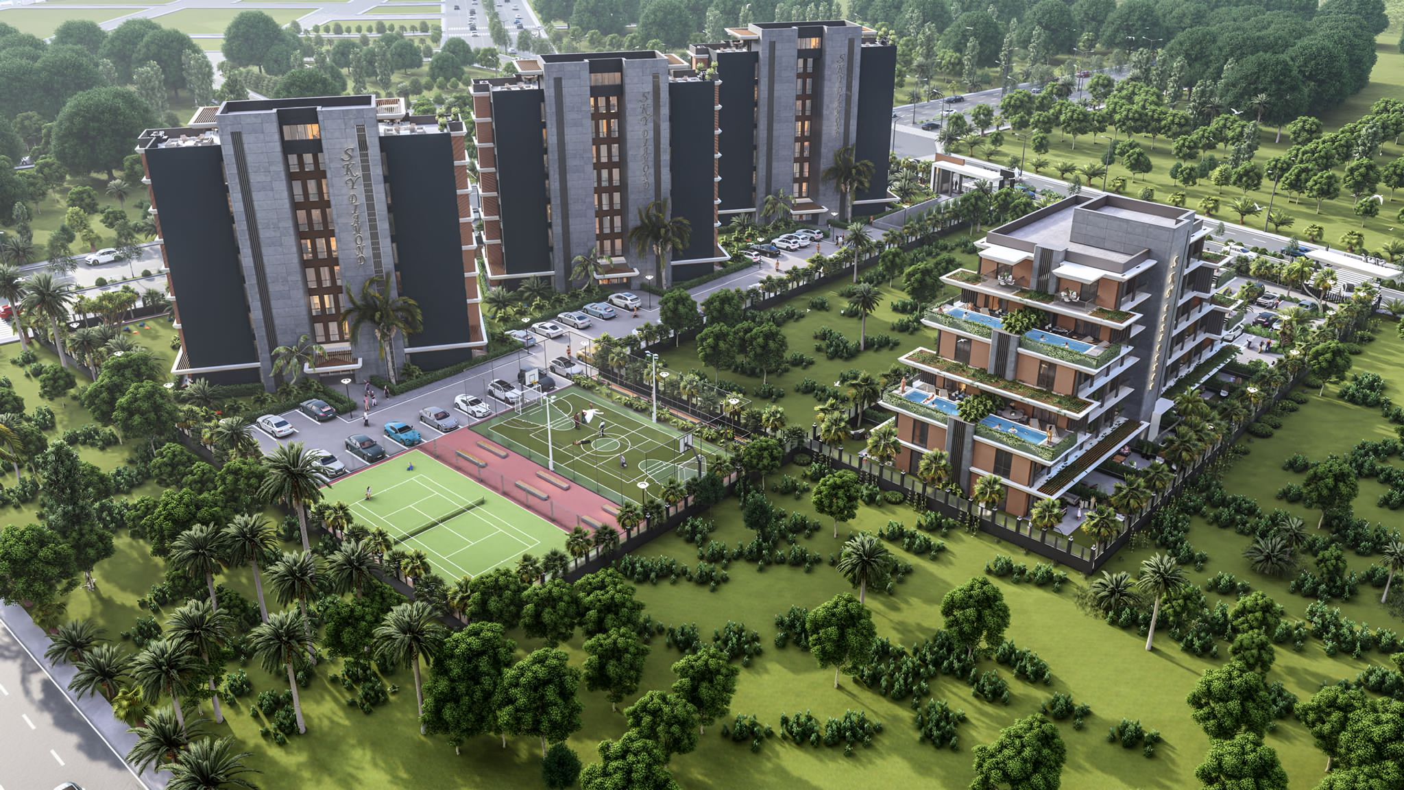 Sky Suit | Luxury 1-4 Bedroom Apartments